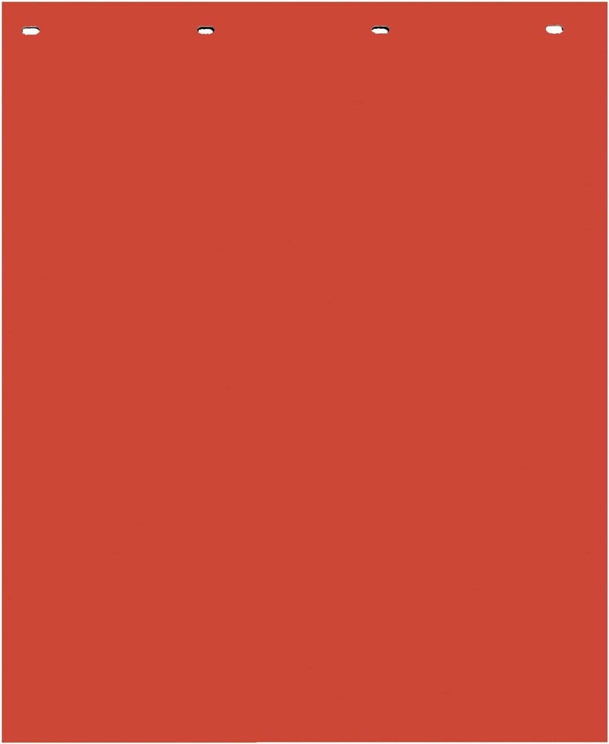 Universal Fit Super Durable Red Polymer Mud Flaps - 24x30 for Trucks & Trailers