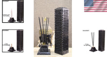 Load image into Gallery viewer, Intricate Handmade Black Soapstone Incense Stick Tower - Ideal for Gifting