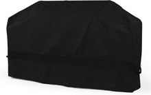 Load image into Gallery viewer, Elite 300D Black Polyester BBQ Cover - 98 Inch Weather Shield for Outdoor Grills