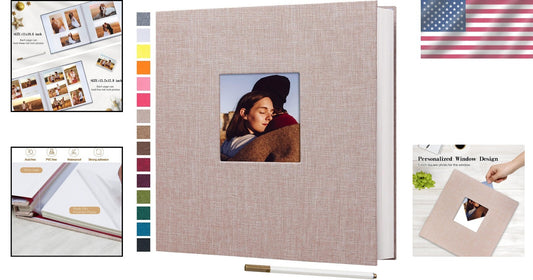 80-Page Elegant DIY Photo Album - Perfect for Mother's Day & Anniversaries