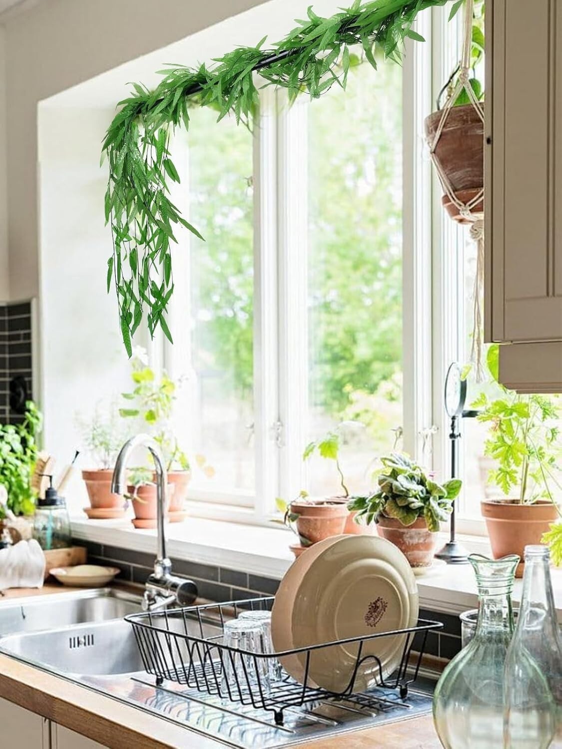 200PCS 1200ft Artificial Ivy Garland - Lush Decor for Indoor & Outdoor Spaces