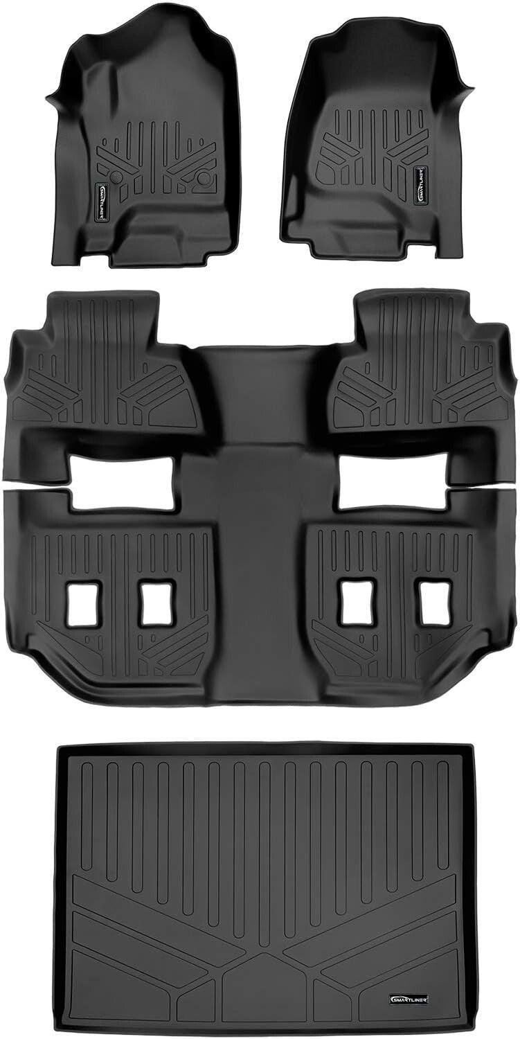 Premium Floor Mats & Cargo Liner - 2015-2020 Chevy Suburban & GMC Yukon XL Fit