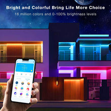 Load image into Gallery viewer, Multicolor LED Strip Lights, 200ft Waterproof Design with Music Sync Control
