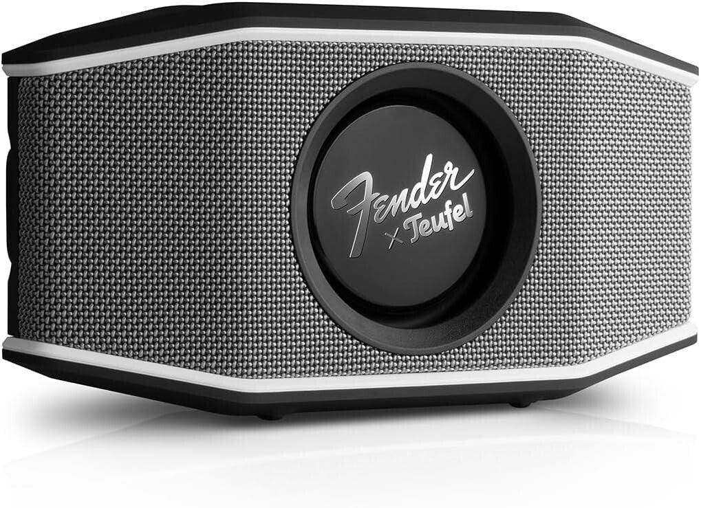Fender x ROCKSTER GO 2 Waterproof Bluetooth Speaker - 28H Battery for Adventure