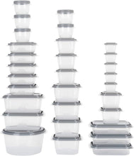 Load image into Gallery viewer, Modern 60-Piece Food Storage Set - Includes Microwave &amp; Freezer Safe Containers