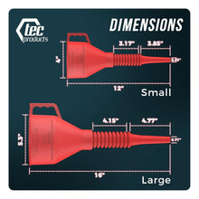 Load image into Gallery viewer, USA-Made Long Flexible Funnel - Perfect for Oil Changes and Transmission Fluid