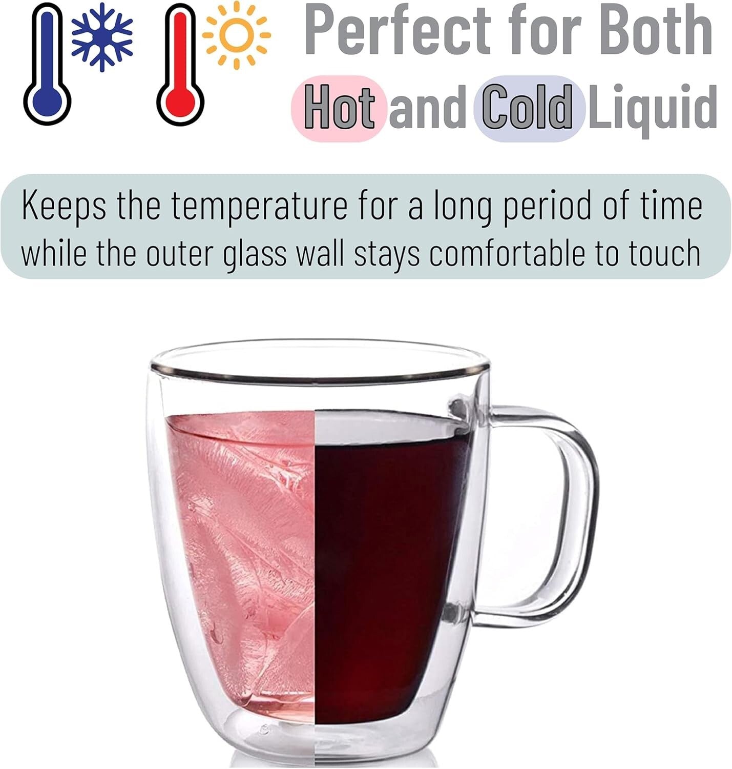 Double-Wall Insulated Coffee Mugs - Set of 6, Perfect for Cozy Coffee Rituals