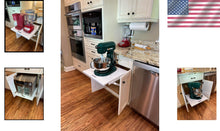 Load image into Gallery viewer, Effortless Kitchen Storage: Self-Locking Appliance Lift with Soft-Close Feature