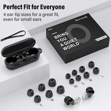 Load image into Gallery viewer, Custom Fit Ear Plugs for Sleeping - 35dB Noise Cancellation, 7 Replaceable Tips