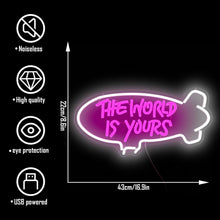 Load image into Gallery viewer, Enchanting LED Neon Sign with Adjustable Brightness - Inspirational Quote Decor