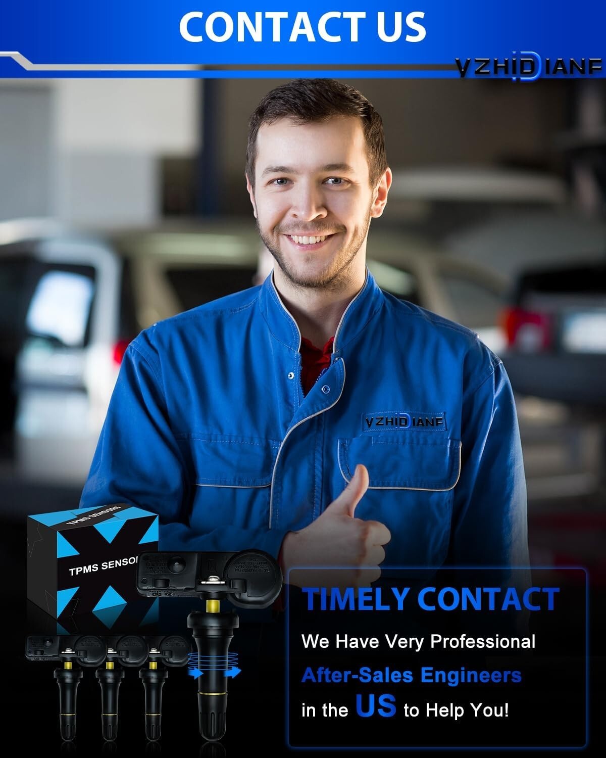 Durable Tire Pressure Sensors - Pre-Programmed for 2004-2016 Toyota & Lexus