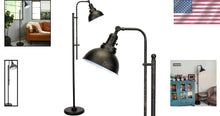 Load image into Gallery viewer, Vintage Industrial Floor Lamp - 65'' Adjustable Height for Stylish Living Spaces