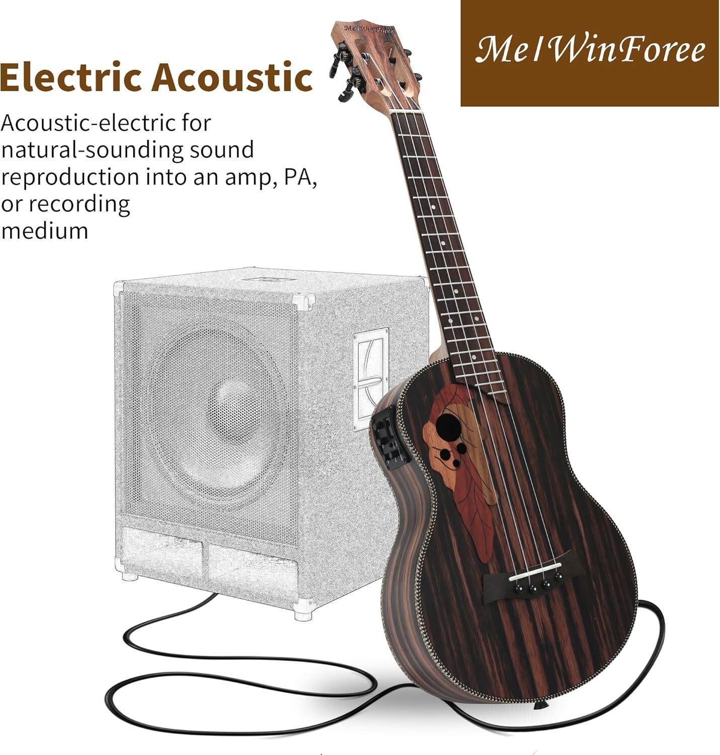 Versatile Electric Ukulele Bundle for Left-Handed Beginners - Exceptional Sound