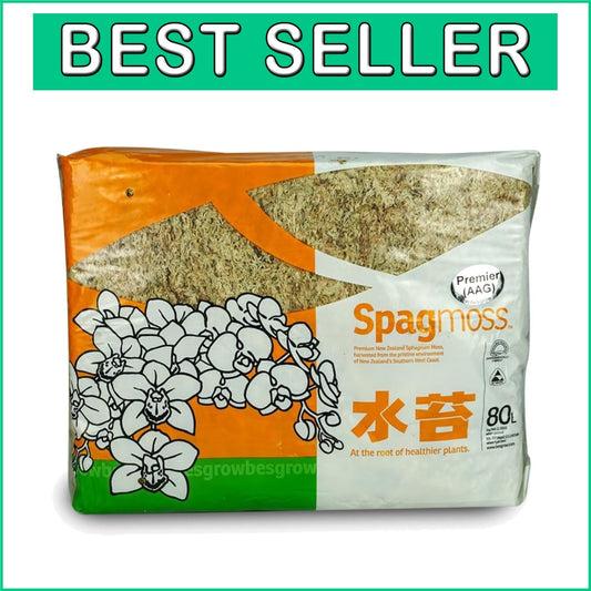 1 kg Tan New Zealand Sphagnum Moss - Superior Water Retention for Optimal Growth
