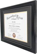 Load image into Gallery viewer, Sleek 8.5x11 &amp; 11x14 Frames with Elegant Wood Grain Finish - Perfect for Gifting