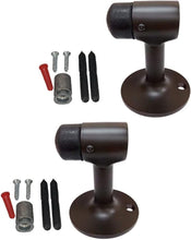 Load image into Gallery viewer, Classic Brass Door Stop 2 Pack - 3" Height Oil-Rubbed Bronze for Timeless Decor