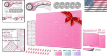 Load image into Gallery viewer, Complete Quilting Kit with Rotary Cutter, Replacement Blades &amp; 36" x 24" Mat