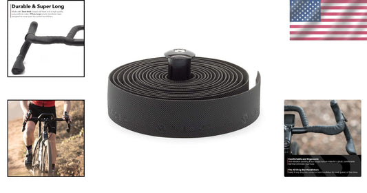 Ergonomic 3mm Thick Handlebar Tape - Anti-Vibration for Comfortable Cycling