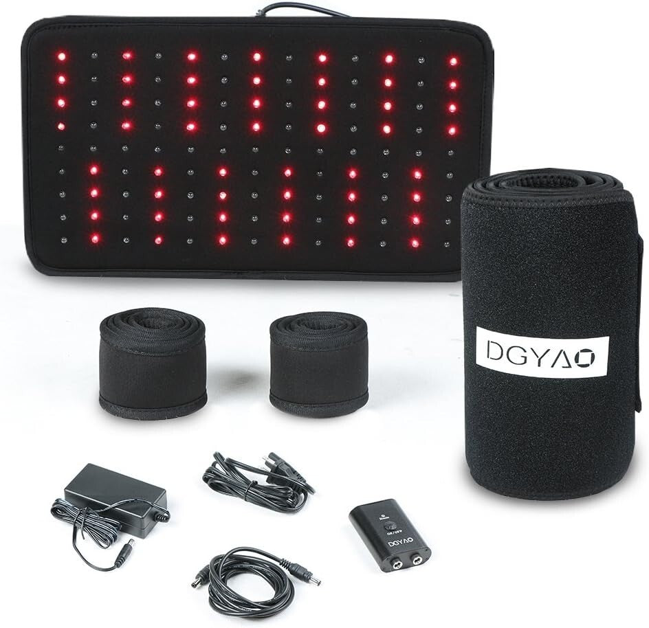 Comfortable Light Therapy Pad for Back and Joint Pain Relief – Portable Design