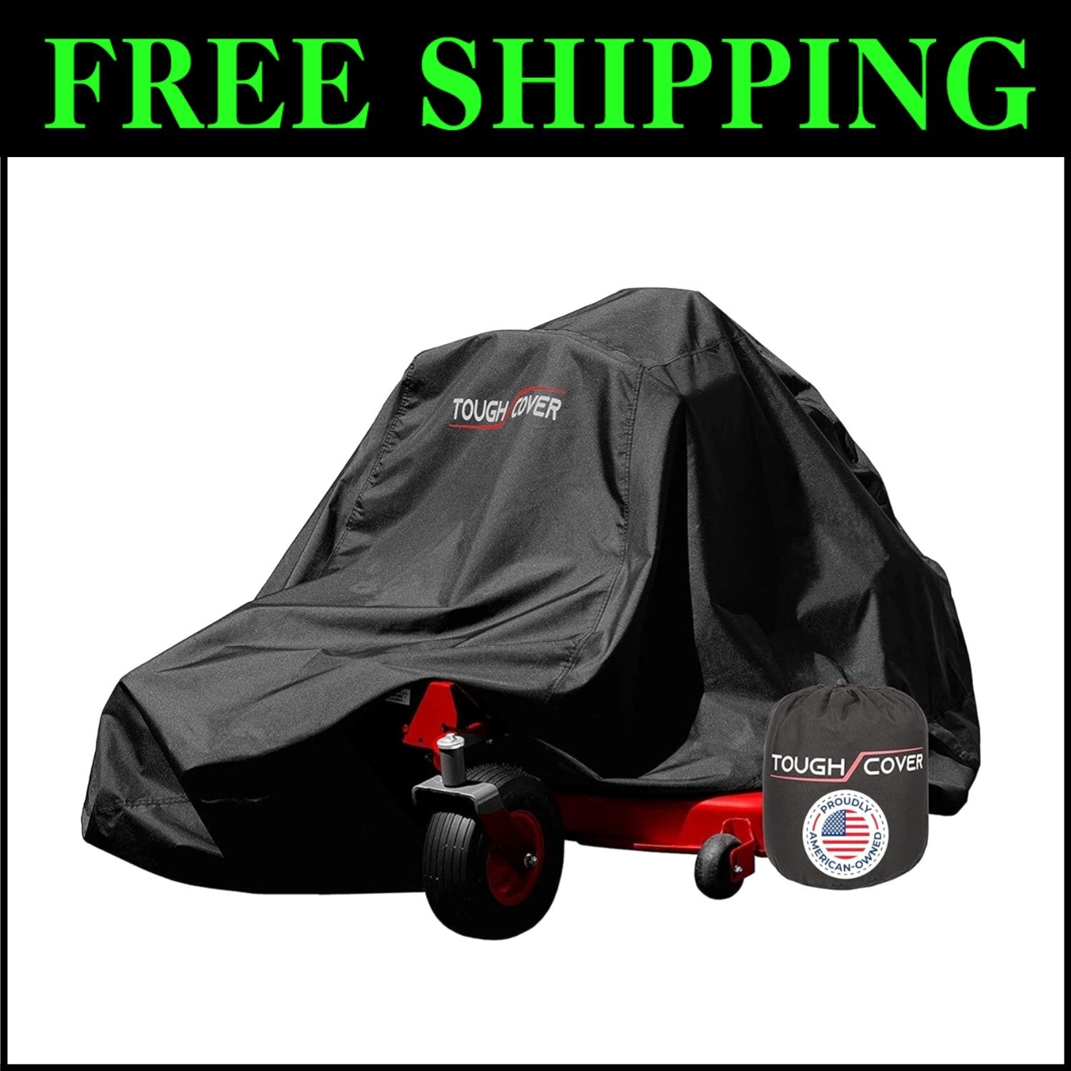 Heavy Duty Waterproof Zero Turn Mower Cover - 600D Fabric, UV & Dust Resistant