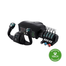 Load image into Gallery viewer, Universal Flight Control System - 180° Yoke with Throttle Quadrant &amp; Trim Wheel