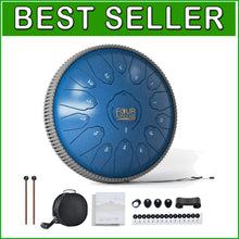Load image into Gallery viewer, Ethereal 13-Inch Steel Drum Gift Set – Perfect for Meditation &amp; Relaxation