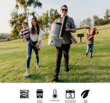 Load image into Gallery viewer, Lightweight 5-Gallon Beverage Cooler with Pressure-Fit Lid for Clean Handling
