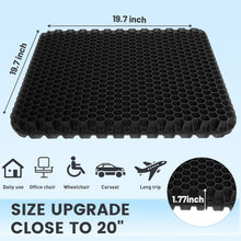 Load image into Gallery viewer, Pain-Relief Gel Seat Cushion with Non-Slip Bottom - Perfect for All Chairs