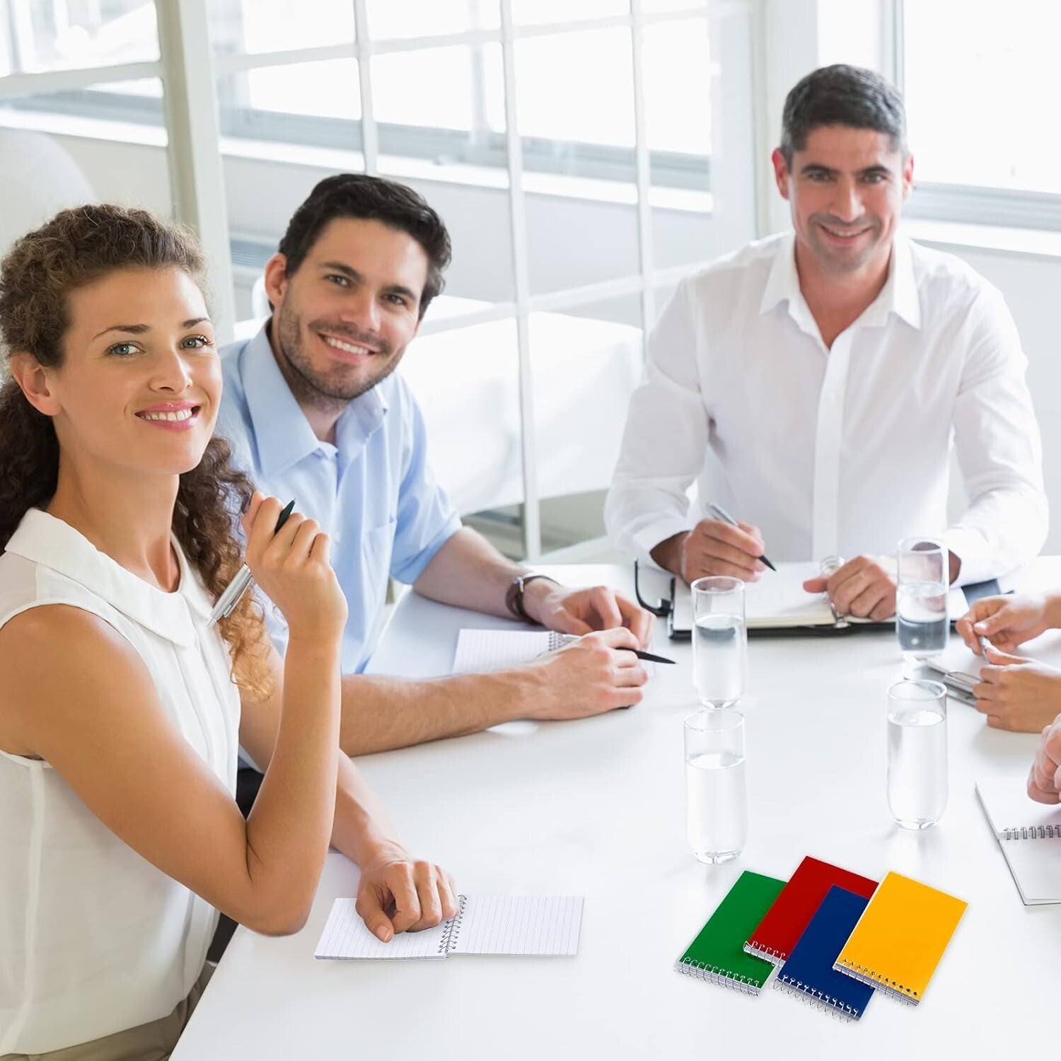 Durable Spiral Top Note Pads - 100 Bulk 3x5 Inch Mini Notebooks for Easy Writing