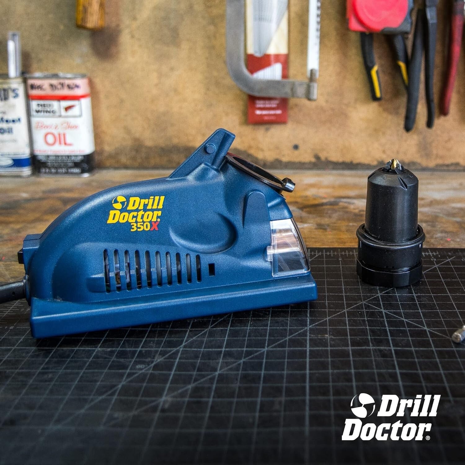 High-Speed Portable Drill Bit Sharpener for Precision Sharpening of Metal & Wood