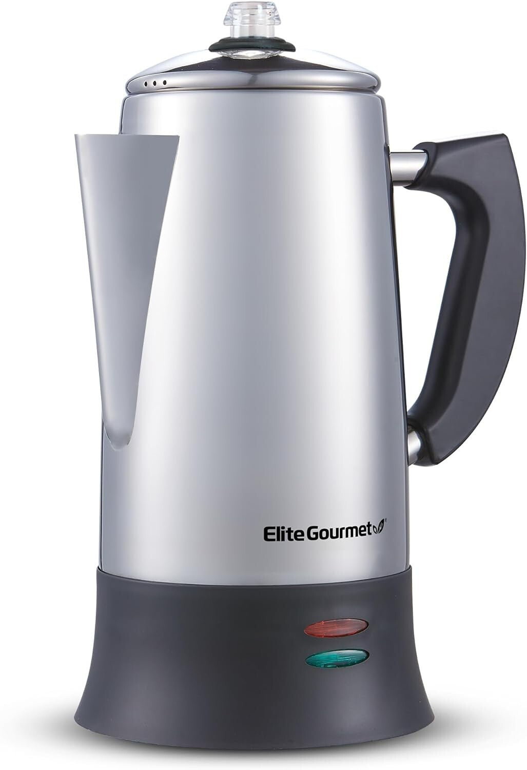 Durable 12-Cup Coffee Percolator with Ergonomic Handle - BPA Free & Fast Brewing