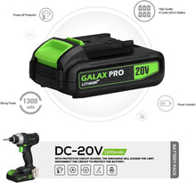 Load image into Gallery viewer, Lightweight 20V Lithium Ion Impact Driver with Fast Charging &amp; Ergonomic Design