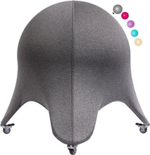 Load image into Gallery viewer, Quality Alloy Steel Yoga Ball Chair - 400 lbs Max. - Ergonomic Comfort Redefined
