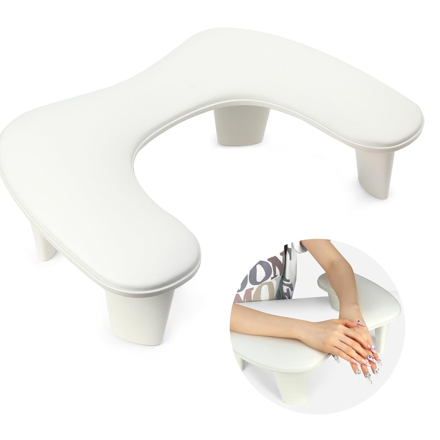 Comfortable Nail Arm Rest with Waterproof Protection - Perfect for Professionals