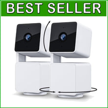 Load image into Gallery viewer, Weatherproof 1080p Pan/Tilt Wi-Fi Security Camera - 2 Pack for Home Monitoring