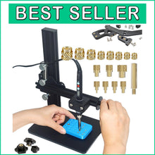 Load image into Gallery viewer, Versatile 370-Piece Threaded Insert Set &amp; Digital Soldering Iron for 3D Projects