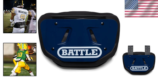 Durable Hard Shell Football Back Protector with Installation Hardware Included