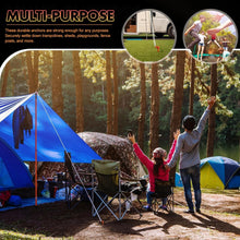 Load image into Gallery viewer, Versatile 8 Pcs Heavy-Duty Ground Anchors - 12" Orange Stakes for Camping &amp; More