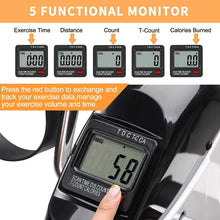 Load image into Gallery viewer, Lightweight Leg and Arm Mini Bike with LCD Monitor - Ideal for Daily Workouts