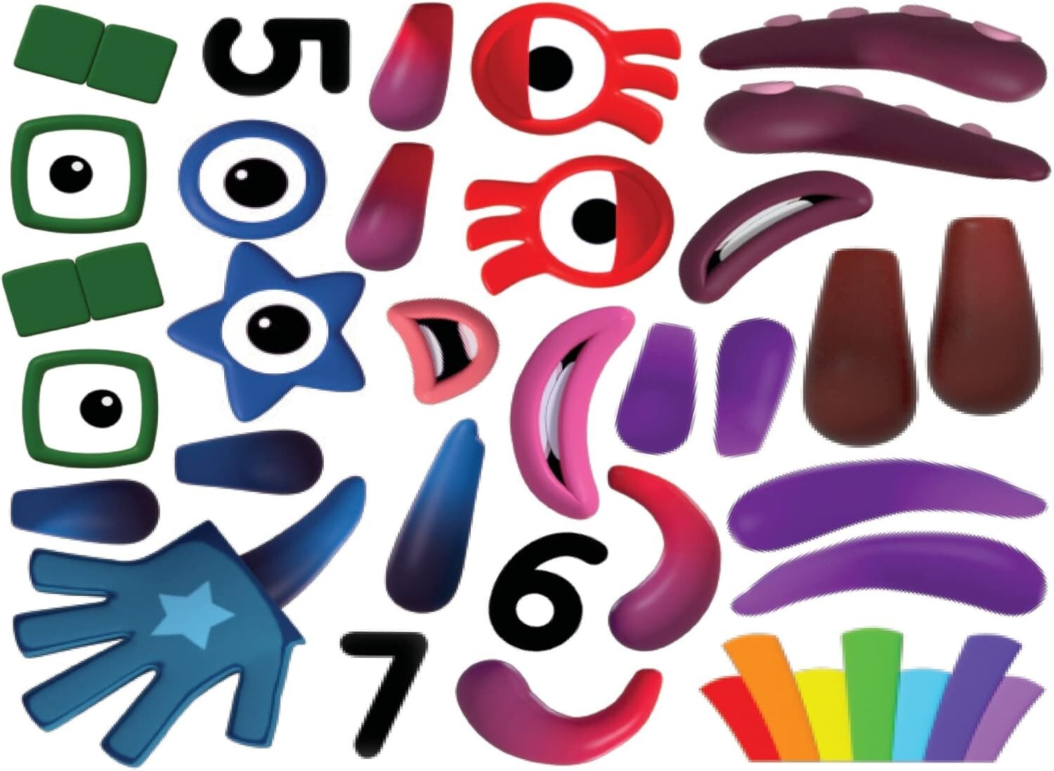 Engaging Numberblocks Character Decals - Perfect Classroom Supplies for Math Fun