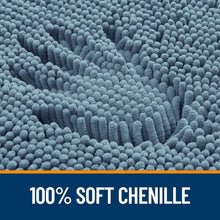 Load image into Gallery viewer, Plush 30x20 Chenille Bath Mat with Rubber Backing - Ultra Absorbent &amp; Cozy