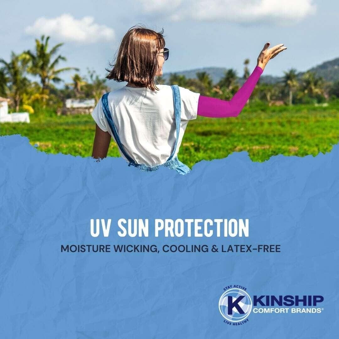 Moisture-Wicking Arm Sleeves for Men & Women | Ideal for Lymphedema Relief