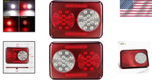 Load image into Gallery viewer, Universal Waterproof LED Trailer Lights - Stop &amp; Backup Lights for RVs &amp; Trucks