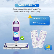 Load image into Gallery viewer, Advanced 40 Count Disposable Power Mop Pads - Thicker for Effective Cleaning
