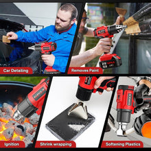 Load image into Gallery viewer, Lightweight and Ergonomic Heat Gun – 2 Rechargable Batteries, 1022℉ Capabilities