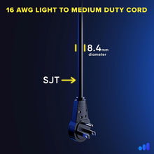 Load image into Gallery viewer, Heavy Duty 360° Rotating Flat Plug 50ft Extension Cord - Maximize Outlet Usage