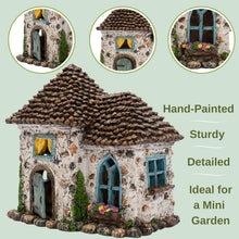 Load image into Gallery viewer, Fairy Garden House Kit – 6.5" Opening Door House with Accessories &amp; Figurines