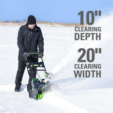 Load image into Gallery viewer, Ultimate 80V Cordless Snow Blower - 20” Brushless Motor, Lightweight at 33 lbs