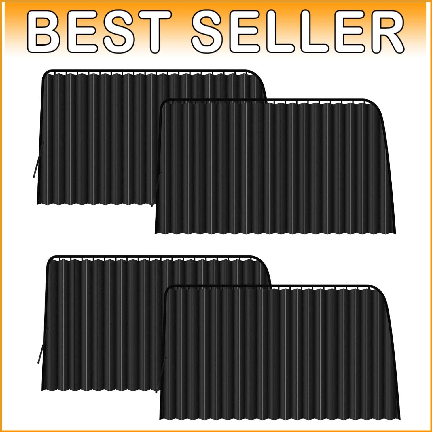 Adjustable Magnetic Side Window Sun Shades - 99% UV Block for Cars & SUVs