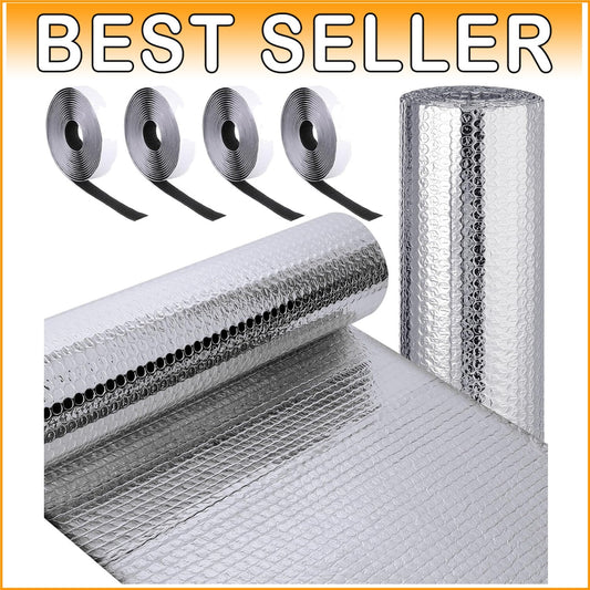 Customizable Blackout Reflective Window Shade for RV - Easy Installation